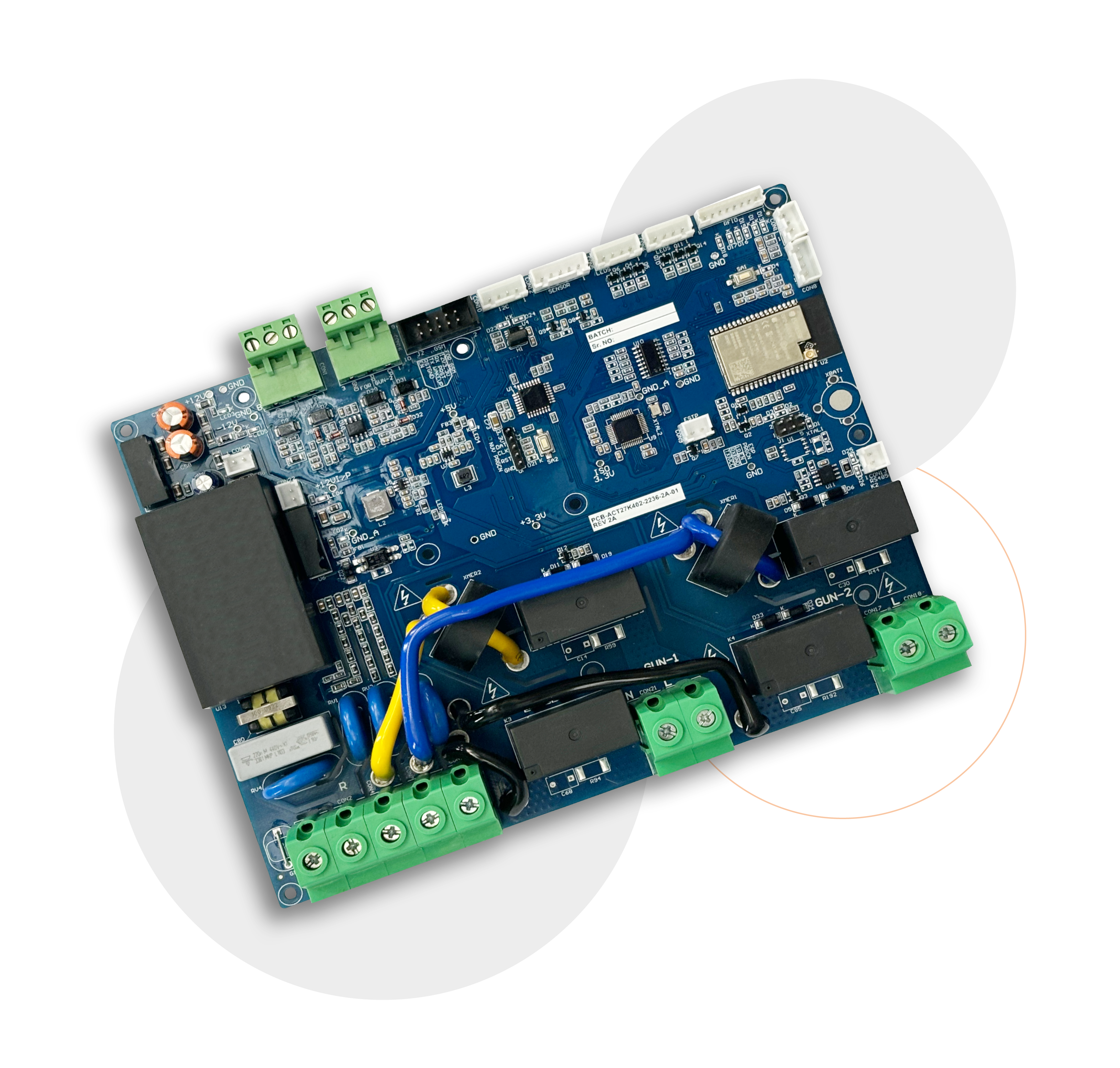 Type 2 Dual Gun Charger Controller - Dual Gun(7.4 kW)